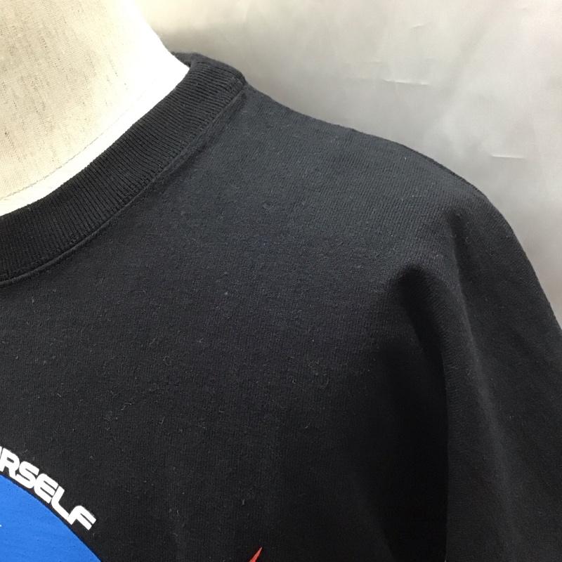 フルビーケー FULL-BK Tシャツ 半袖 90864398 半袖Tシャツ JohnsByJOHNNYコラボ 人類Tシャツ プリントTシャツ M ロゴ、文字 黒 / ブラック /  メンズ USED 古着 中古 10111676