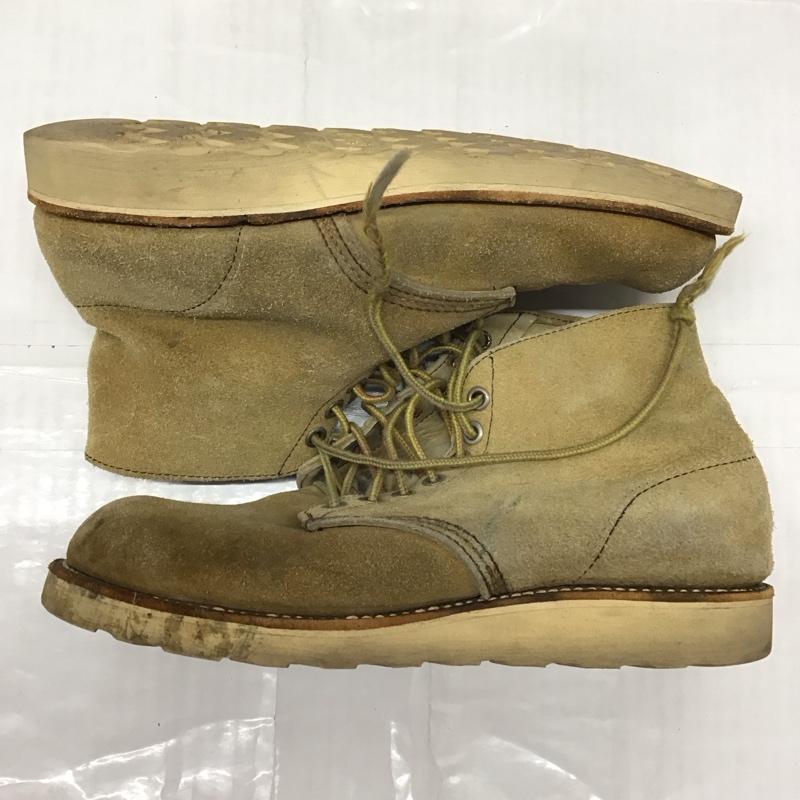 レッドウィング RED WING ブーツ ショートブーツ 02382 アイリッシュセッター 7.5E 無地 ベージュ / ベージュ /  メンズ USED 古着 中古 10121617