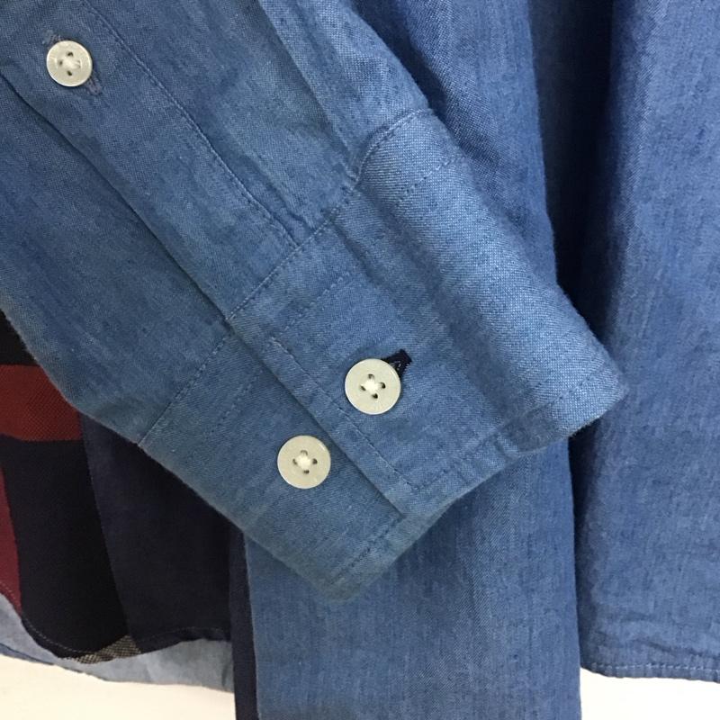 ブラックレーベルクレストブリッジ BLACK LABEL CRESTBRIDGE シャツ、ブラウス 長袖 長袖シャツ チェックシャツ カラーシャツ M チェック マルチカラー / マルチカラー /  メンズ USED 古着 中古 10141028