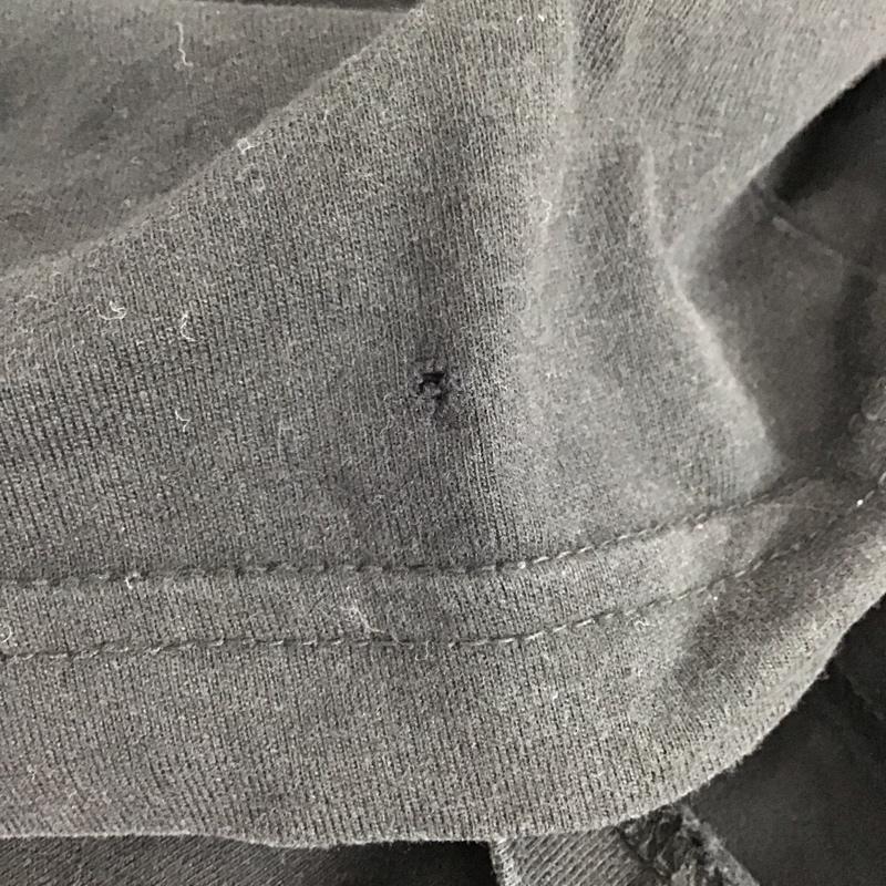 トミーヒルフィガー TOMMY HILFIGER Tシャツ 半袖 半袖カットソー プリントTシャツ クルーネックカットソー XL プリント 黒 / ブラック /  メンズ USED 古着 中古 10134924