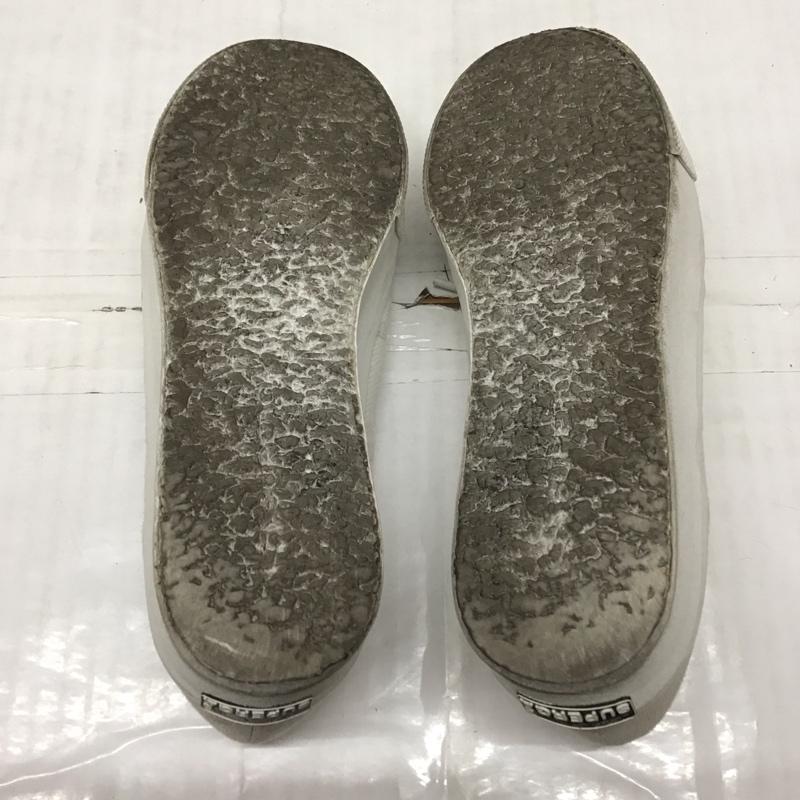 スペルガ SUPERGA スニーカー スニーカー S00CLL0 厚底 プラットフォーム UK4 EU37 US：6.5 ロゴ、文字 白 / ホワイト /  レディース USED 古着 中古 10118787