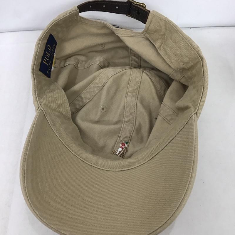 ポロラルフローレン POLO RALPH LAUREN 帽子 キャップ 無地 ベージュ / ベージュ /  メンズ USED 古着 中古 10148217