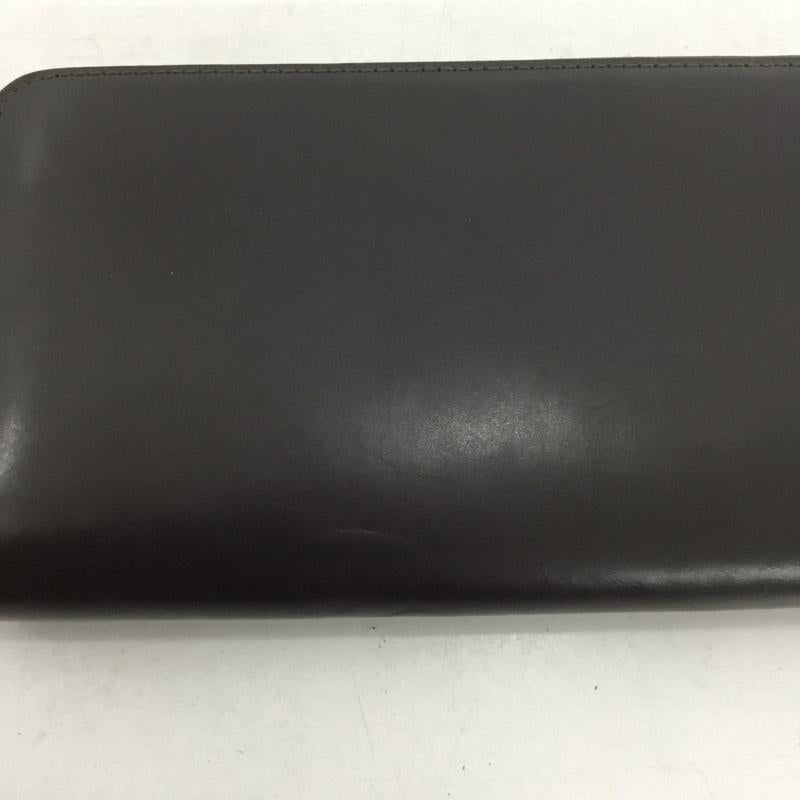 ツチヤカバン 土屋鞄 財布 長財布 BD3813DB ブライドル ファスナーロングパース ラウンドファスナー 箱有 無地 ダークブラウン / ダークブラウン /  メンズ USED 古着 中古 10146906