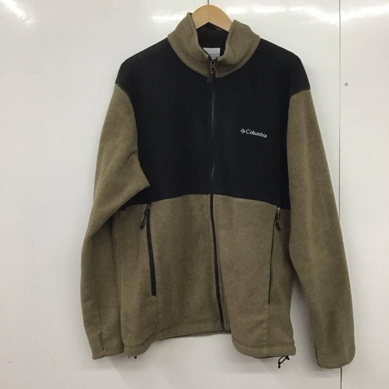 コロンビア Columbia ジャケット、上着 ジャケット、ブレザー 225 xm8719 バックアイスプリングスジャケット ジップアップフリースジャケット XL ロゴ、文字 マルチカラー / マルチカラー /  メンズ USED 古着 中古 10146449