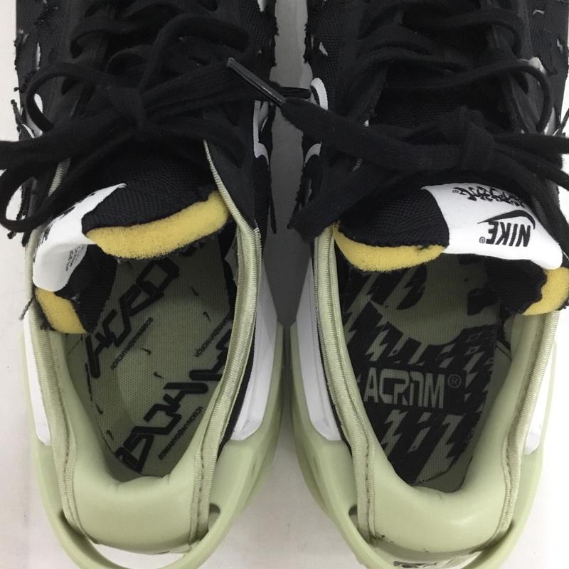 ナイキ NIKE スニーカー スニーカー DO9373-001 BLAZER LOW ACRNM 28.5cm 箱有 28.5cm ロゴ、文字 黒 / ブラック / X 薄緑 / ライトグリーン /  メンズ USED 古着 中古 10137373