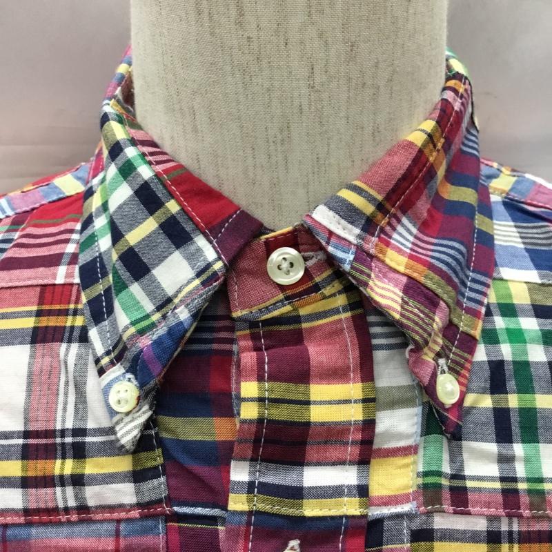 ブルックスブラザーズ BROOKS BROTHERS シャツ、ブラウス 半袖 ボタンダウン M チェック マルチカラー / マルチカラー /  メンズ USED 古着 中古 10111587