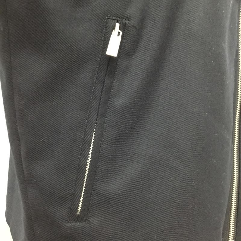 ノーアイディ NO ID. ジャケット、上着 ジャケット、ブレザー 447006-488b ストレッチbigシングルライダースジャケット ジップアップジャケット 1 無地 紺 / ネイビー /  メンズ USED 古着 中古 10120677