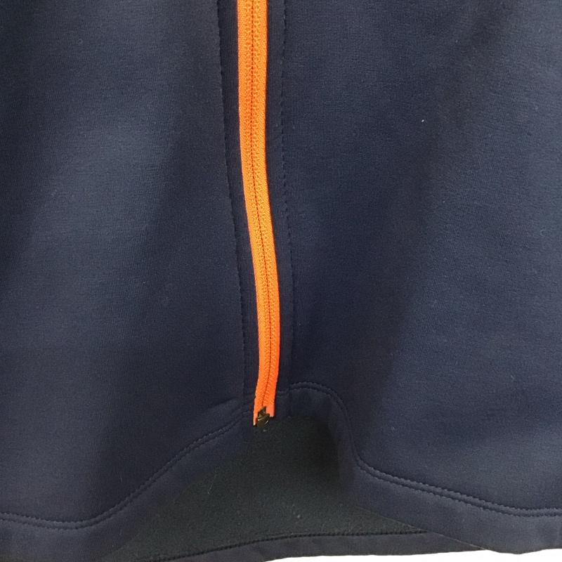 モンベル mont-bell パーカー 長袖 ジップパーカー M 無地 紺 / ネイビー /  メンズ USED 古着 中古 10144739