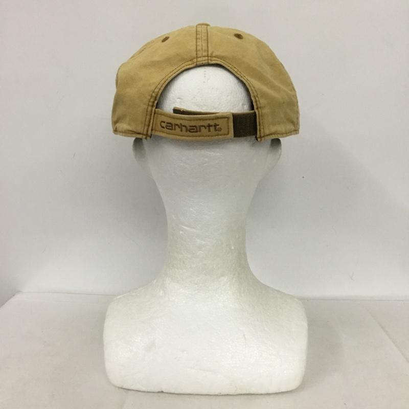 カーハート Carhartt 帽子 キャップ 100141 コットン ロゴ、文字 ベージュ / ベージュ /  メンズ USED 古着 中古 10131950