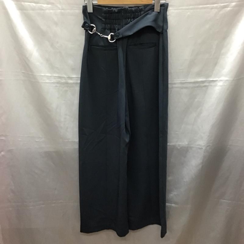 ムルーア MURUA ボトムス ボトムス 012240700601-03 ビットサスペンダーパンツ ワイドパンツ 1 無地 青 / ブルー /  レディース USED 古着 中古 10112438