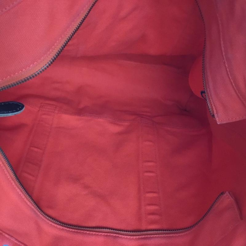 ポロラルフローレン POLO RALPH LAUREN トートバッグ トートバッグ ビッグポニー キャンバス 刺繍 橙 / オレンジ /  メンズ USED 古着 中古 10140205