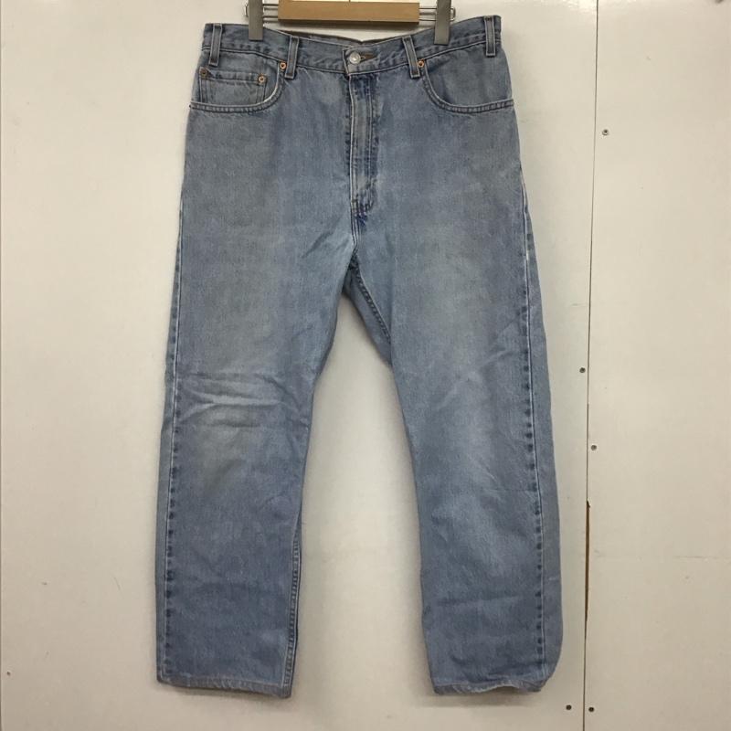 リーバイストラウスアンドコー Levi Strauss & co. パンツ デニム、ジーンズ デニムパンツ ワイドパンツ カジュアルパンツ 36インチ 無地 インディゴ / インディゴ /  メンズ USED 古着 中古 10144924