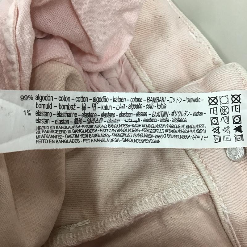 ザラ ZARA パンツ デニム、ジーンズ 0108 022 633 ストレッチ スキニー 無地 桃 / ピンク /  レディース USED 古着 中古 10116771