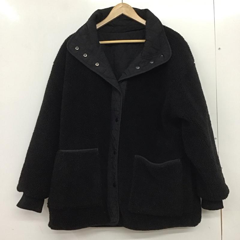 フリークスストア FREAK S STORE コート コート一般 リバーシブル FREE 無地 黒 / ブラック /  レディース USED 古着 中古 10139972