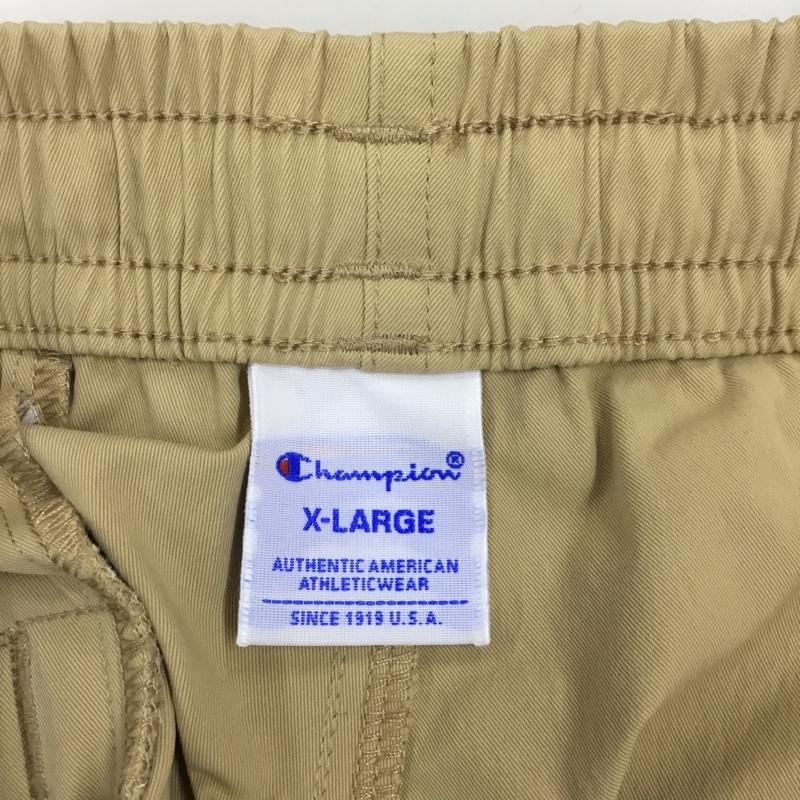 チャンピオン Champion パンツ ショートパンツ c3-z501 ショーツ24SSアクションスタイル ハーフパンツ XL 無地 ベージュ / ベージュ /  メンズ USED 古着 中古 10120552