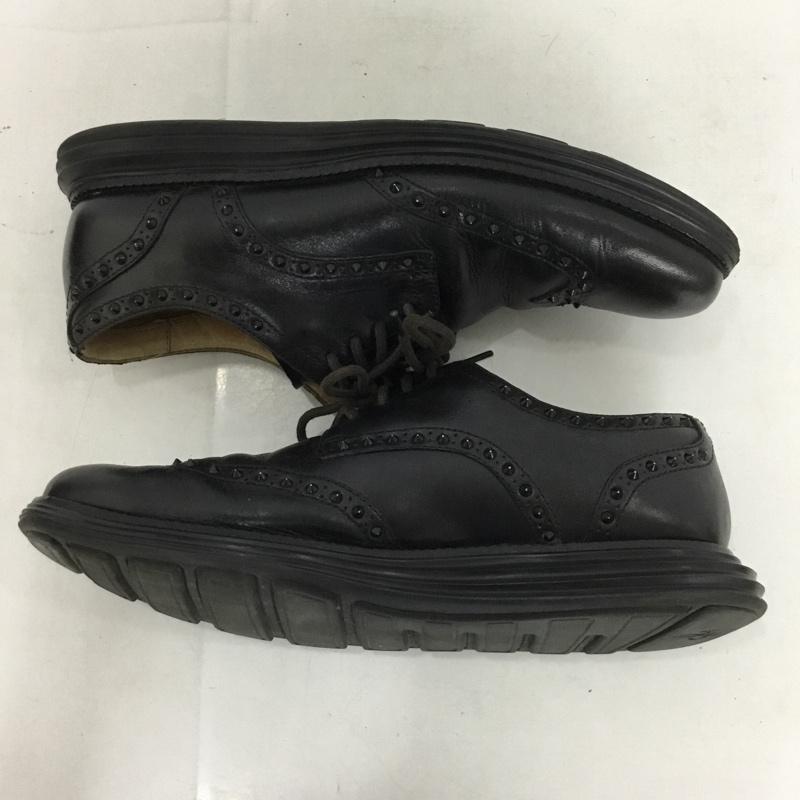 コールハーン COLE HAAN 革靴 革靴 C12648 161 スタッズ ウィングチップ 9M 無地 黒 / ブラック /  メンズ USED 古着 中古 10136385