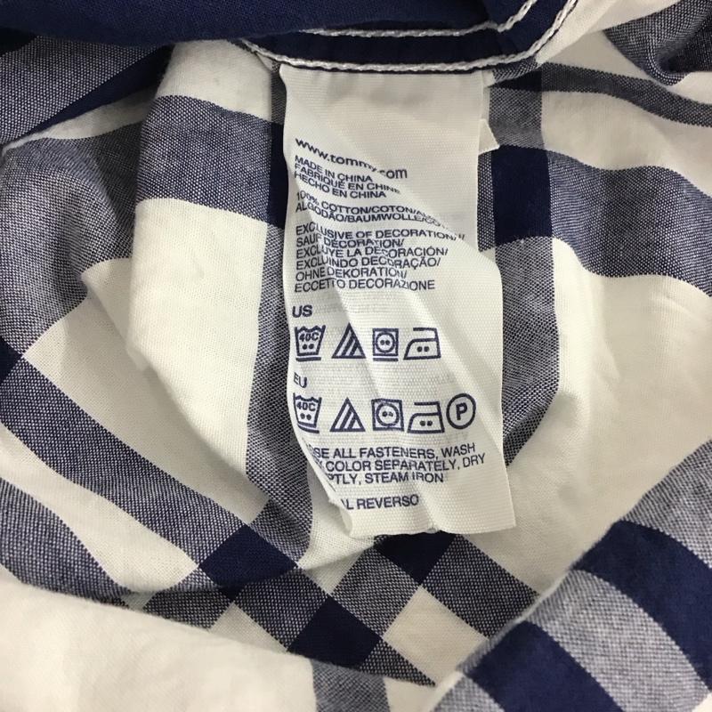 トミーヒルフィガー TOMMY HILFIGER シャツ、ブラウス 半袖 半袖シャツ チェックシャツ カラーシャツ L チェック マルチカラー / マルチカラー /  メンズ USED 古着 中古 10150867