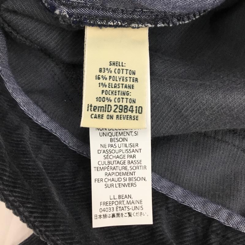 エルエルビーン L.L.Bean パンツ ワークパンツ、ペインターパンツ コーデュロイパンツ 無地 ダークグレー / ダークグレー /  レディース USED 古着 中古 10139664