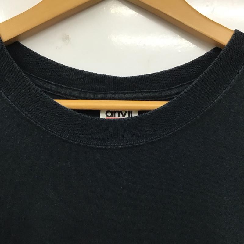 古着 USED Tシャツ 半袖 半袖カットソー プリントTシャツ クルーネックカットソー XL プリント 黒 / ブラック /  メンズ USED 古着 中古 10129821