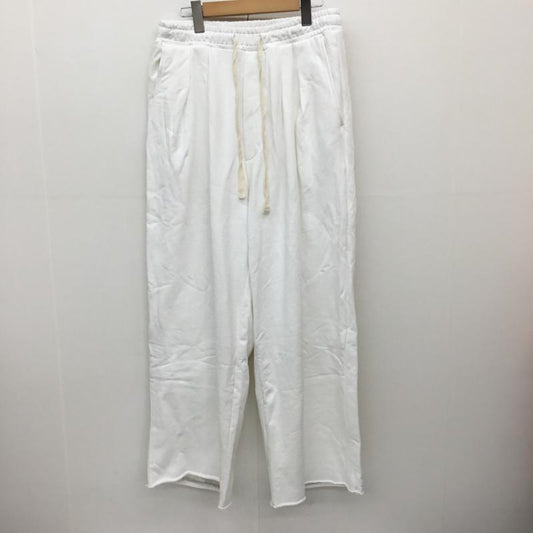 アダムエロペ ADAM ET ROPE  パンツ ワークパンツ、ペインターパンツ GMS-25010 2タック ワイドルーズ ドカンパンツ バギーパンツ M 無地 白 / ホワイト /  メンズ USED 古着 中古 10140184