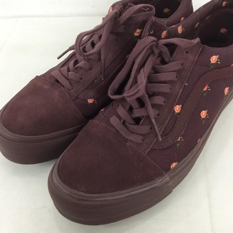 バンズ VANS スニーカー スニーカー 721278 28cm ローカット 28.0cm 花柄 紫 / パープル /  メンズ USED 古着 中古 10131673