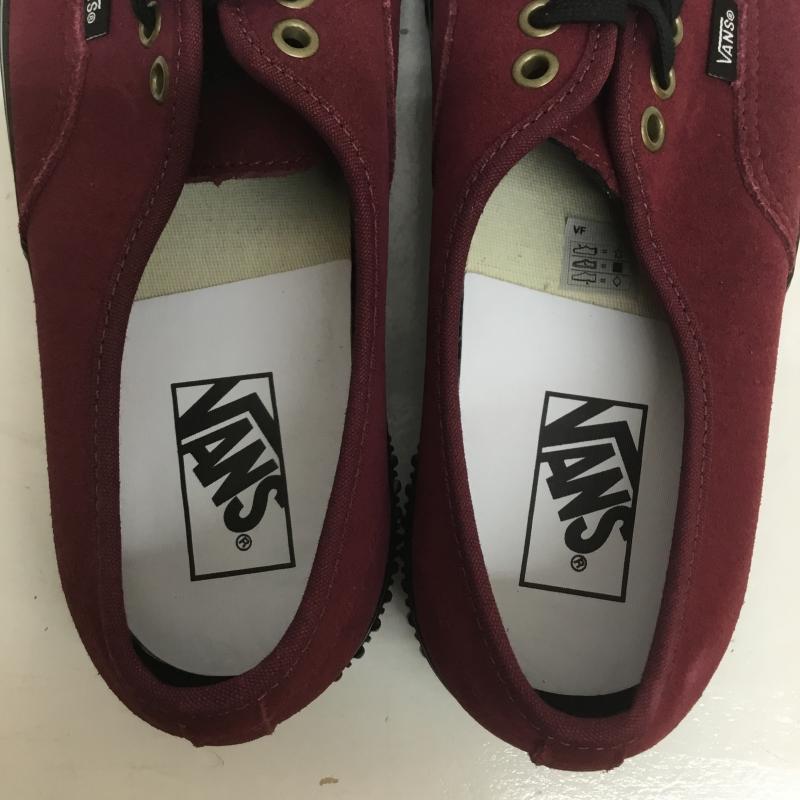 バンズ VANS スニーカー スニーカー ANAHEIM FACTORY AUTHENTIC 44 LUG DX SUEDE PORT VN0005U4PRT1 26.5cm えんじ / ワインレッド / X 黒 / ブラック /  メンズ USED 古着 中古 10108129