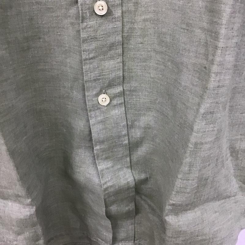 ブルックスブラザーズ BROOKS BROTHERS シャツ、ブラウス 長袖 ボタンダウンシャツ M 無地 カーキ / カーキ /  メンズ USED 古着 中古 10131426