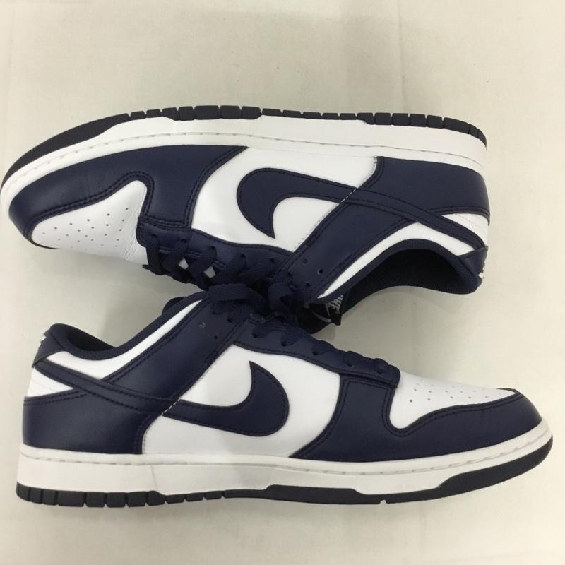 ナイキ NIKE スニーカー スニーカー HF5441 107 DUNK LOW RETRO 29cm 箱有 29.0cm ロゴ、文字 白 / ホワイト / X 紺 / ネイビー /  メンズ USED 古着 中古 10130766