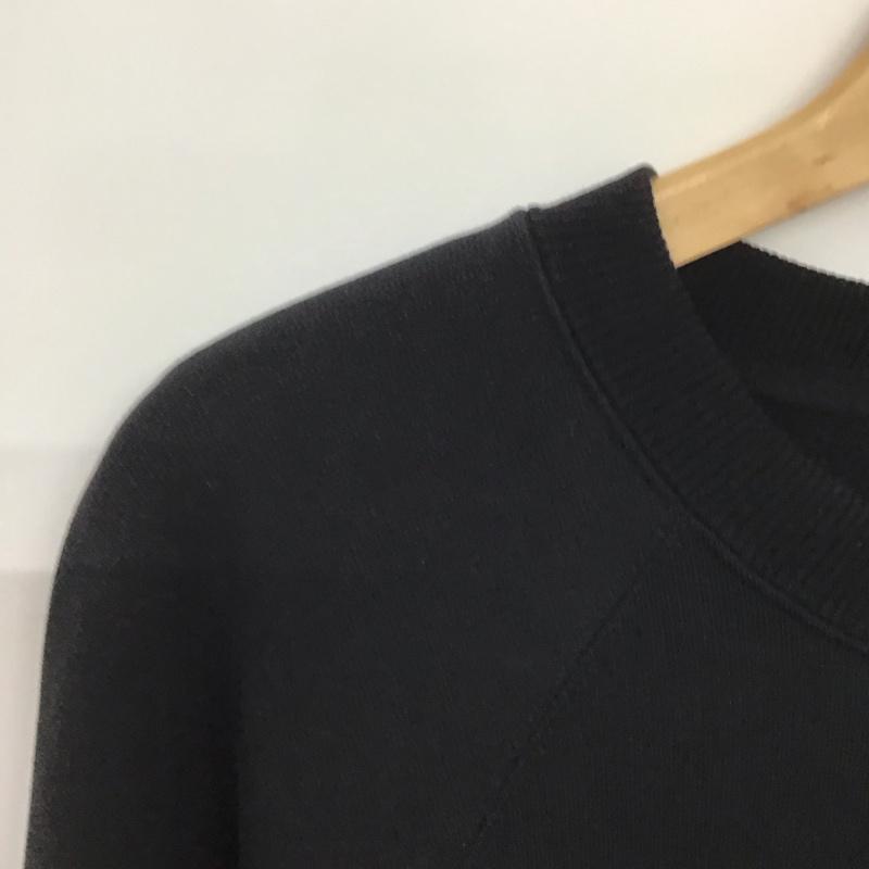 アミアレクサンドルマテュッシ AMI Alexandre Mattiussi トレーナー 長袖 長袖トレーナー スウェット クルーネック プルオーバー XXL ロゴ、文字 黒 / ブラック /  メンズ USED 古着 中古 10143441