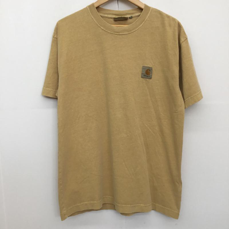 カーハート Carhartt Tシャツ 半袖 M ロゴ、文字 茶 / ブラウン /  メンズ USED 古着 中古 10129020