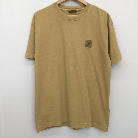 カーハート Carhartt Tシャツ 半袖 M ロゴ、文字 茶 / ブラウン /  メンズ USED 古着 中古 10129020