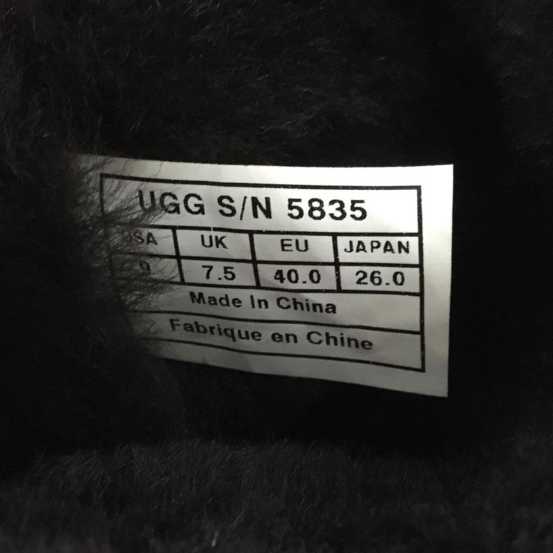 アグ UGG ブーツ 一般 5835 ムートンブーツ 26cm 26.0cm ロゴ、文字 茶 / ブラウン /  メンズ USED 古着 中古 10142177