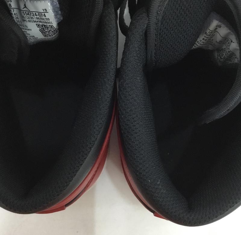 ナイキ NIKE スニーカー スニーカー 554724-074 AIR JORDAN 1 MID 26cm 26.0cm ロゴ、文字 黒 / ブラック / X 赤 / レッド /  メンズ USED 古着 中古 10136292