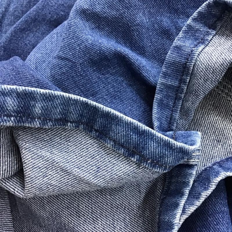 ディッキーズ Dickies サロペット・オーバーオール サロペット、オーバーオール デニム 8396SNB 42×32 ロゴ、文字 青 / ブルー /  メンズ USED 古着 中古 10112925