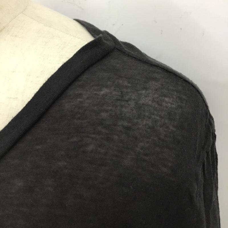 ナンバーナイン NUMBER (N)INE Tシャツ 半袖 Brads期 Vネック 2 ロゴ、文字 黒 / ブラック /  メンズ USED 古着 中古 10119769