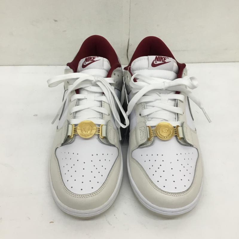 ナイキ NIKE スニーカー スニーカー W NIKE DUNK LOW SE DV1160-100 27.5cm 白 / ホワイト / X 赤 / レッド /  メンズ USED 古着 中古 10120874