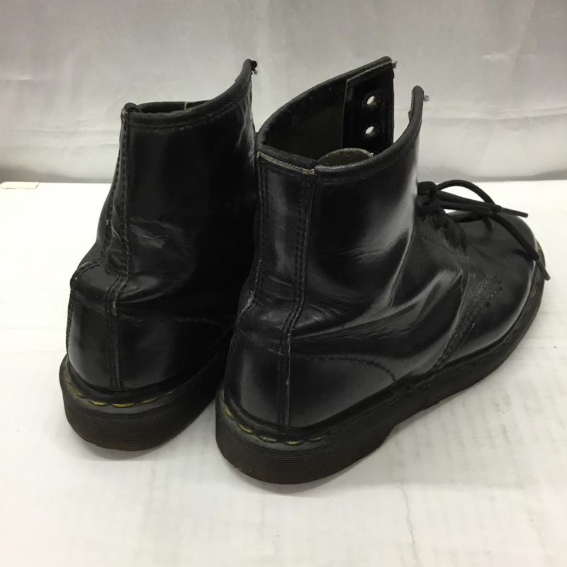 ドクターマーチン Dr.Martens ブーツ ショートブーツ 8ホール 無地 黒 / ブラック /  メンズ USED 古着 中古 10110504