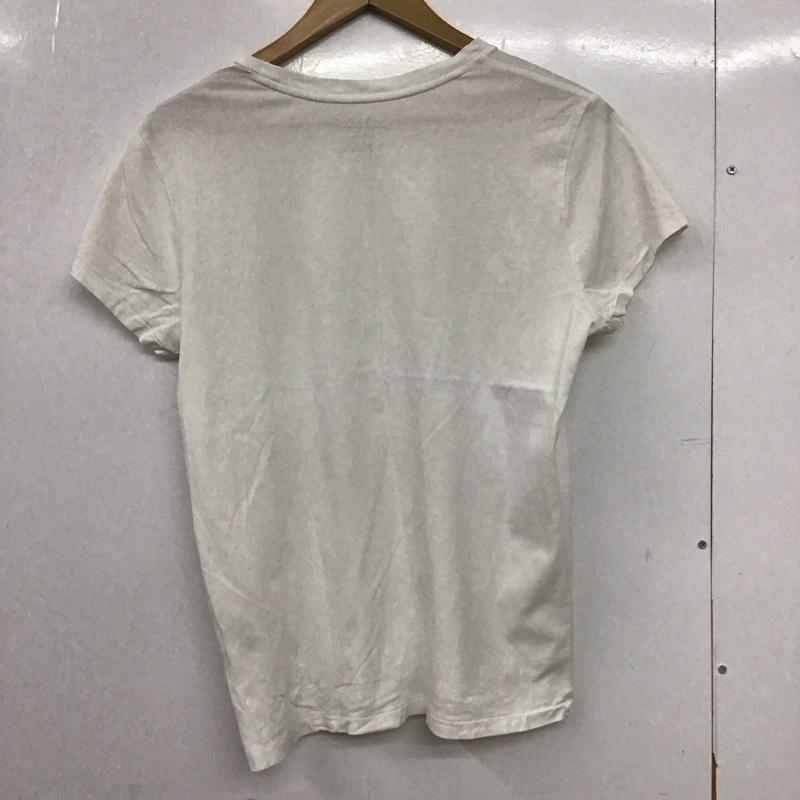 ポロラルフローレン POLO RALPH LAUREN Tシャツ 半袖 M ロゴ、文字 白 / ホワイト /  レディース USED 古着 中古 10150803