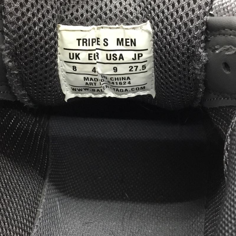 バレンシアガ BALENCIAGA スニーカー スニーカー 541624 TRIPLE S 27.5cm 27.5cm ロゴ、文字 灰 / グレー /  メンズ USED 古着 中古 10106260