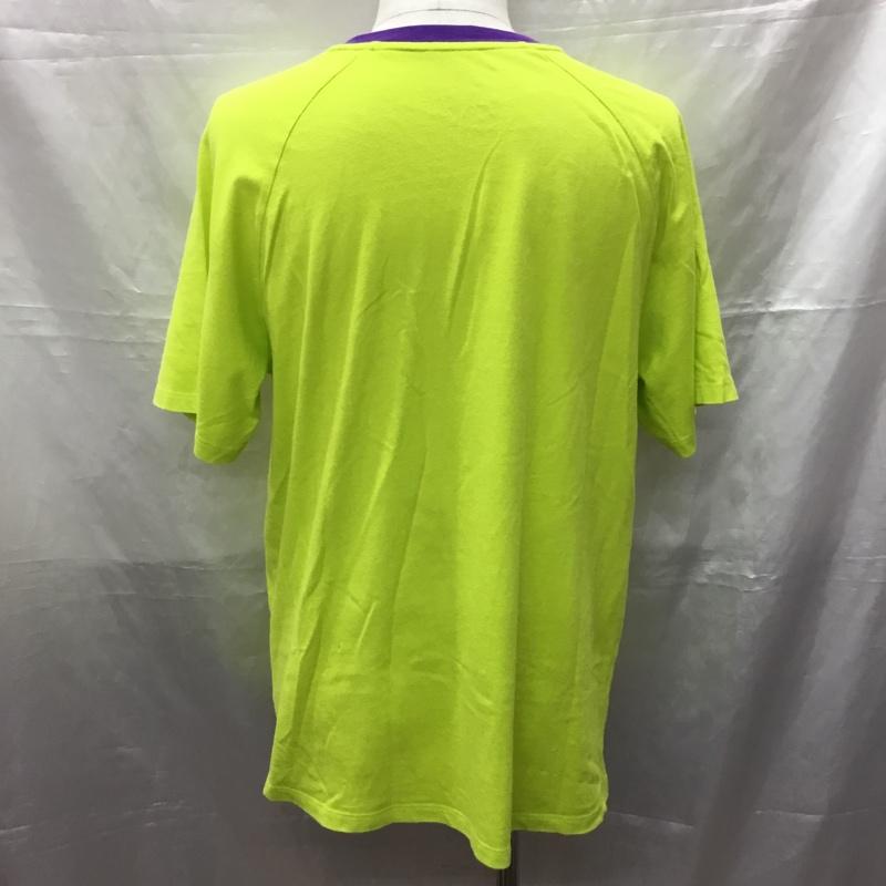 ナイキ NIKE Tシャツ 半袖 376233-358 クルーネック XL ロゴ、文字 薄緑 / ライトグリーン / X 紫 / パープル /  メンズ USED 古着 中古 10115518