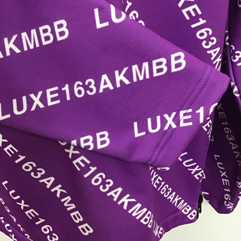 エーケーエム AKM カットソー 長袖 サイドファスナー LUXE163AKMBB 総柄 紫 / パープル /  メンズ USED 古着 中古 10118284