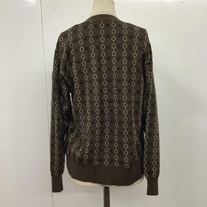 スナイデル SNIDEL カーディガン 長袖 SWNT221137 総柄 茶 / ブラウン /  レディース USED 古着 中古 10120033