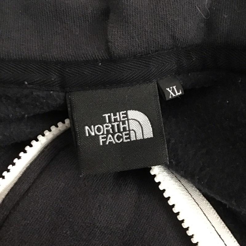 ザノースフェイス THE NORTH FACE パーカー 長袖 nt11530 REARVIEWFULLZIPHOODIE ジップアップパーカー 長袖パーカー フード付きパーカー XL ロゴ、文字 黒 / ブラック /  メンズ USED 古着 中古 10124262