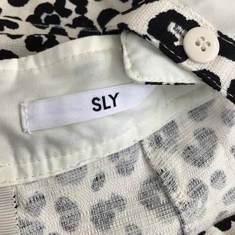 スライ SLY ワンピース ロングスカート 030DSZ33-2120 MINUTE LEO 2WAY JUMPER SK 0 ヒョウ柄・レオパード柄 アイボリー / アイボリー / X 黒 / ブラック /  レディース USED 古着 中古 10114652