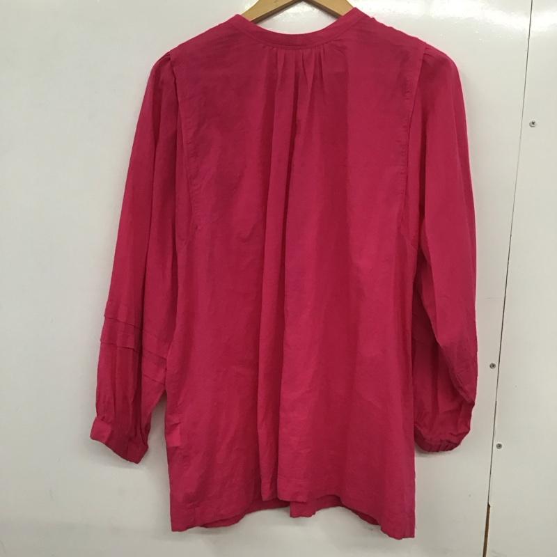 ニコアンド niko and... シャツ、ブラウス 長袖 M 無地 桃 / ピンク /  レディース USED 古着 中古 10132768