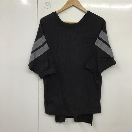 アメリカーナ AMERICANA Tシャツ 半袖 半袖カットソー プリントTシャツ クルーネックカットソー ロゴ、文字 黒 / ブラック /  レディース USED 古着 中古 10128958