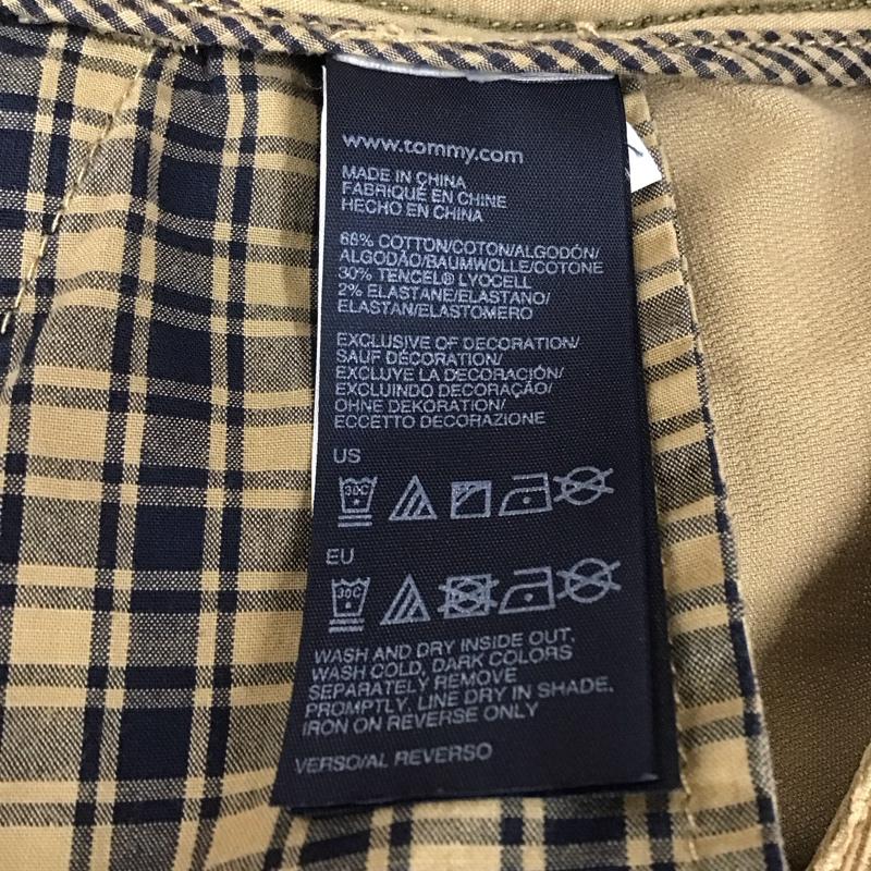 トミーヒルフィガー TOMMY HILFIGER スカート ミニスカート ミニスカート タイトスカート コーデュロイ 6 無地 キャメル / キャメル /  レディース USED 古着 中古 10114900