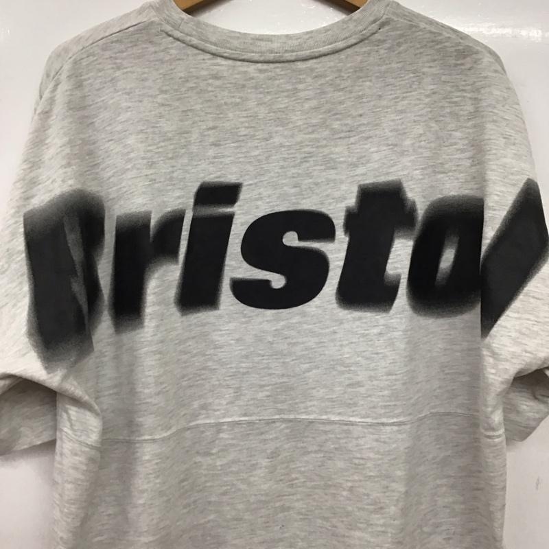 ブリストル BRISTOL Tシャツ 半袖 半袖カットソー プリントTシャツ クルーネックカットソー M ロゴ、文字 灰 / グレー /  メンズ USED 古着 中古 10150282