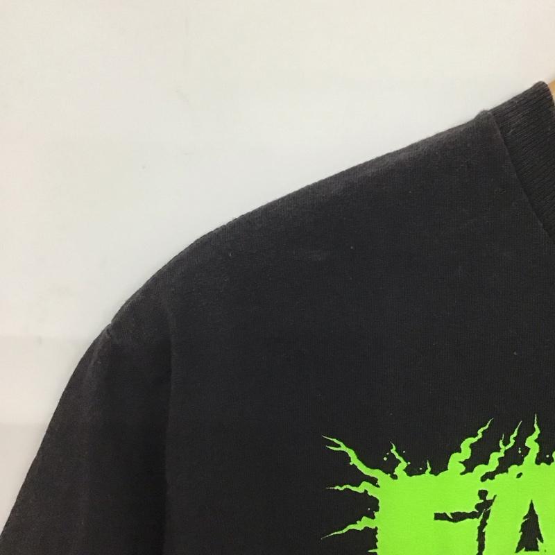 フェイマス FAMOUZ Tシャツ 半袖 M プリント X ロゴ、文字 黒 / ブラック /  メンズ USED 古着 中古 10145670