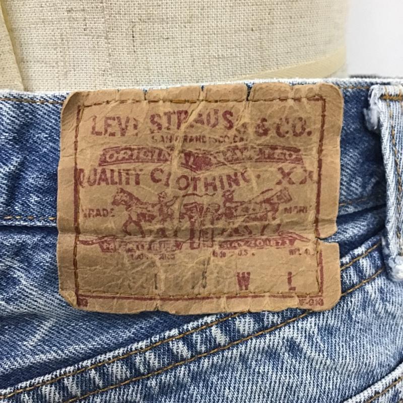 リーバイス Levi s パンツ デニム、ジーンズ 無地 水色 / ライトブルー /  レディース USED 古着 中古 10105811